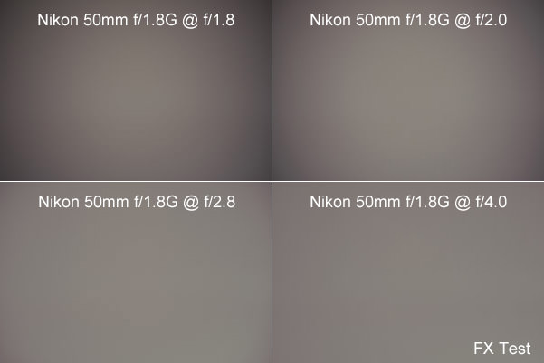 Nikon 50mm f/1.8G Vignetting on FX