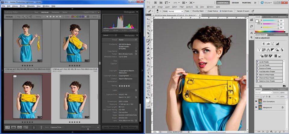 Photoshop Compared to Lightroom