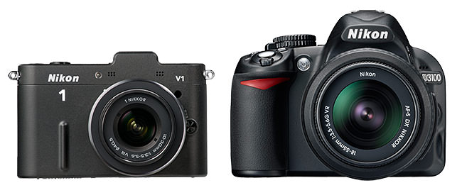 Nikon V1 vs D3100