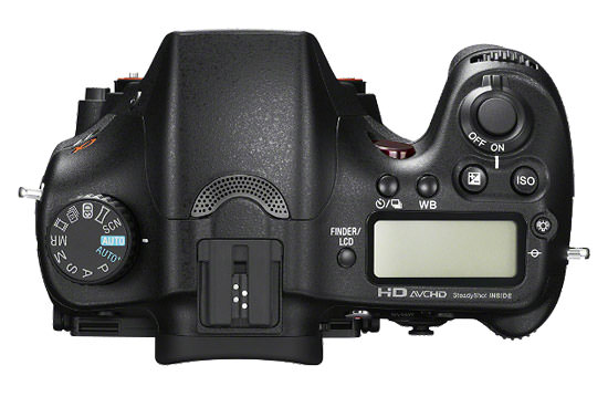 Sony A77 Top