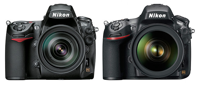 Nikon D800 vs D700