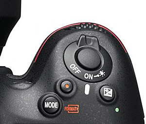 Nikon D800 Shutter Release Area