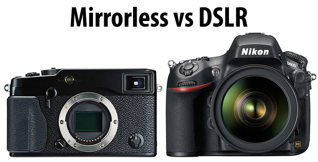 full frame mirrorless vs dslr