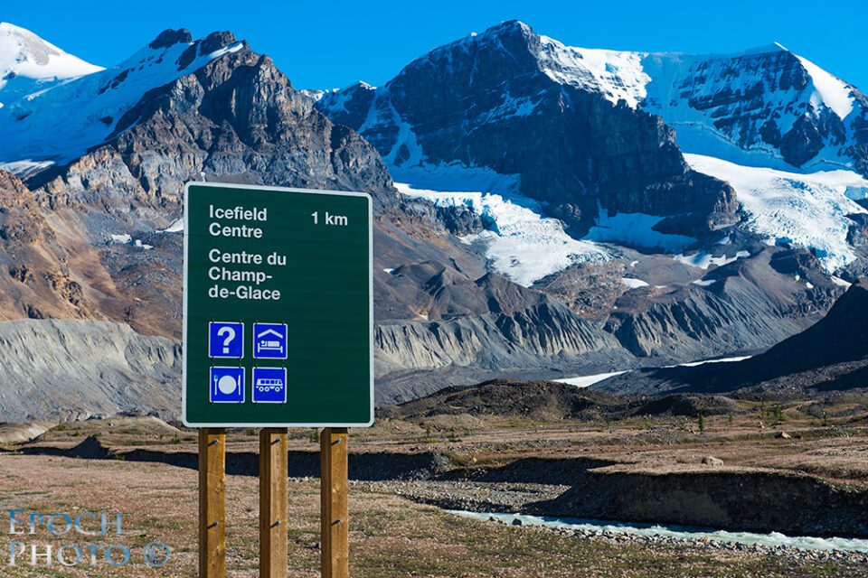 Columbia-Icefields-Sign