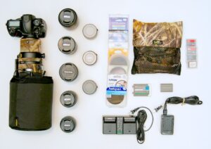 Contents that will fit in a Lowepro Pro Roller x200 Roller Bag