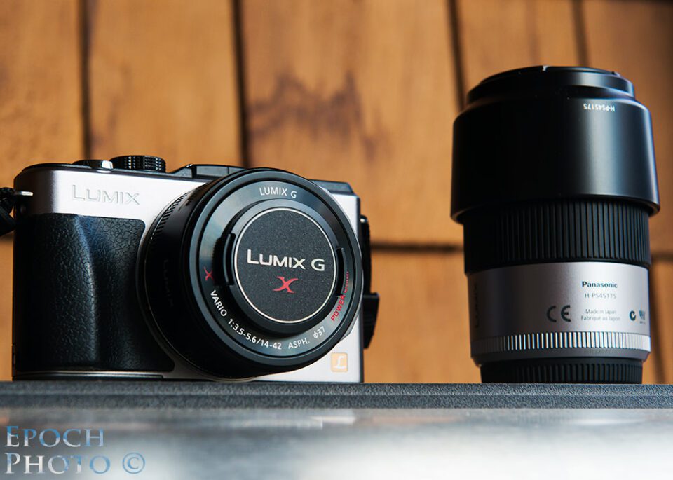 GX1, 14-42 PZ Vario Lens, and 45-175mm lens