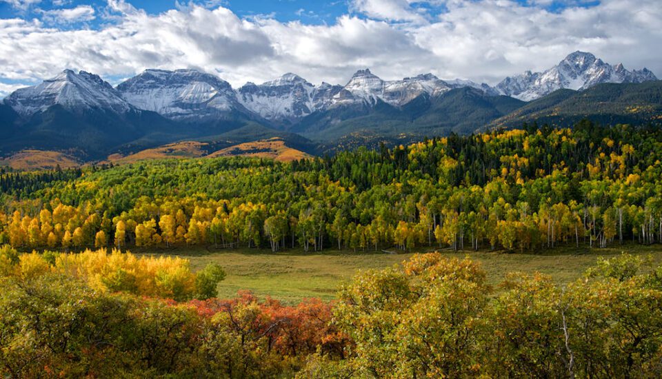 Mt. Sneffels Range in fall