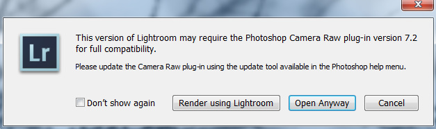 update adobe camera raw plugin