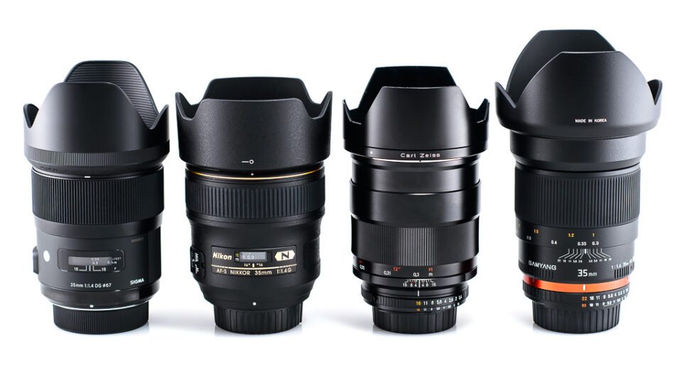 Sigma 35mm f/1.4 vs Nikon 35mm f/1.4 vs Zeiss 35mm f/1.4 vs Samyang 35mm f/1.4