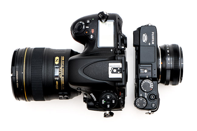 Nikon D800E vs Fuji X-E1