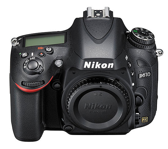 Nikon D610 Top View