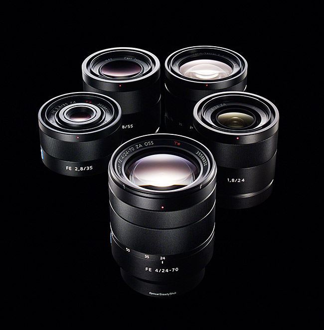 Sony Zeiss E Mount Lenses