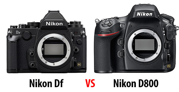 Nikon Df vs D800