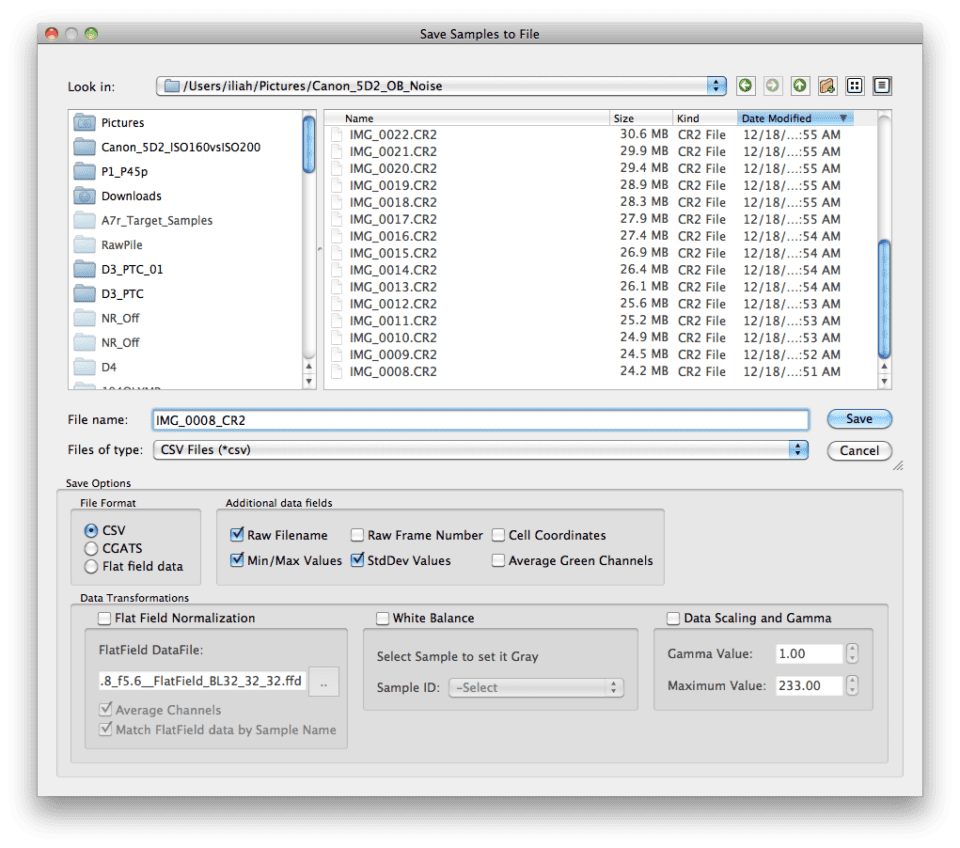 RawDigger Screenshot 4