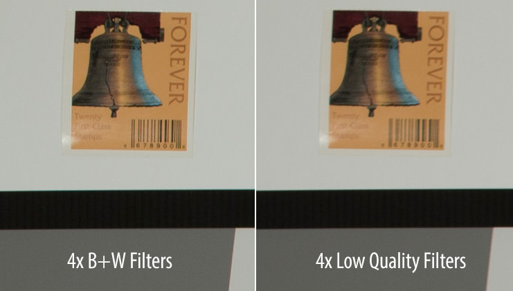 B+W vs Low Quality Filters