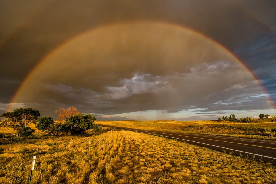 Full Rainbow, captured with a circular polarizing filter