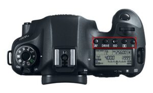 Canon 6D Top Controls