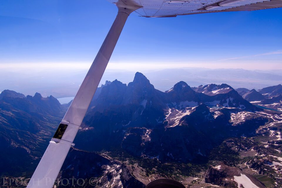 Tetons From The Air