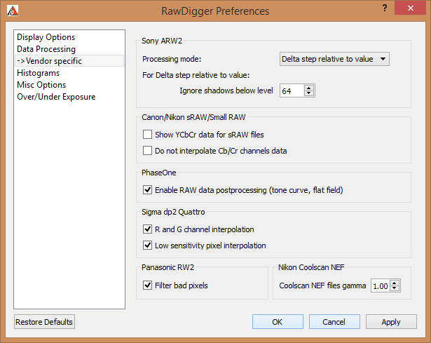 sony raw image converter