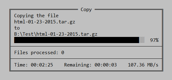ioSafe File Copy 17 GB
