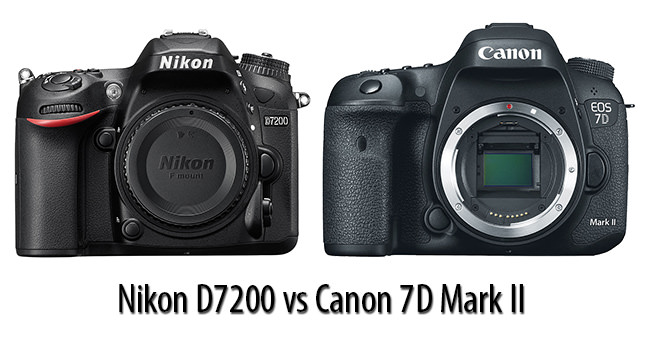 Nikon D7200 vs Canon 7D Mark II
