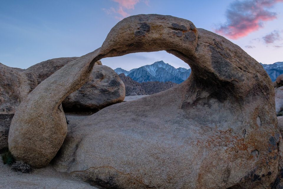 Alabama Hills at sunrise, captured with XF 16-55mm f/2.8 R LM WR