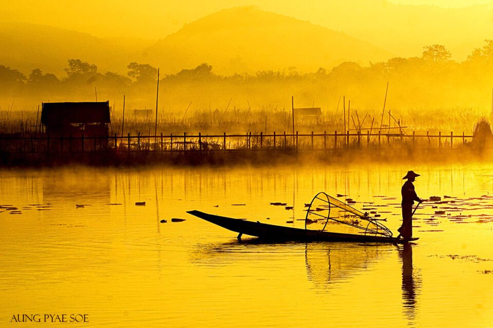7. Aung-Pyae-Soe - Inle Lake Yellow Dawn Myanmar