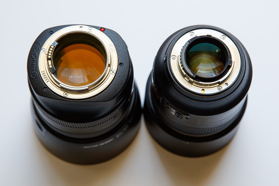 Canon 85mm f/1.2 L II vs Nikon 85mm f/1.4G