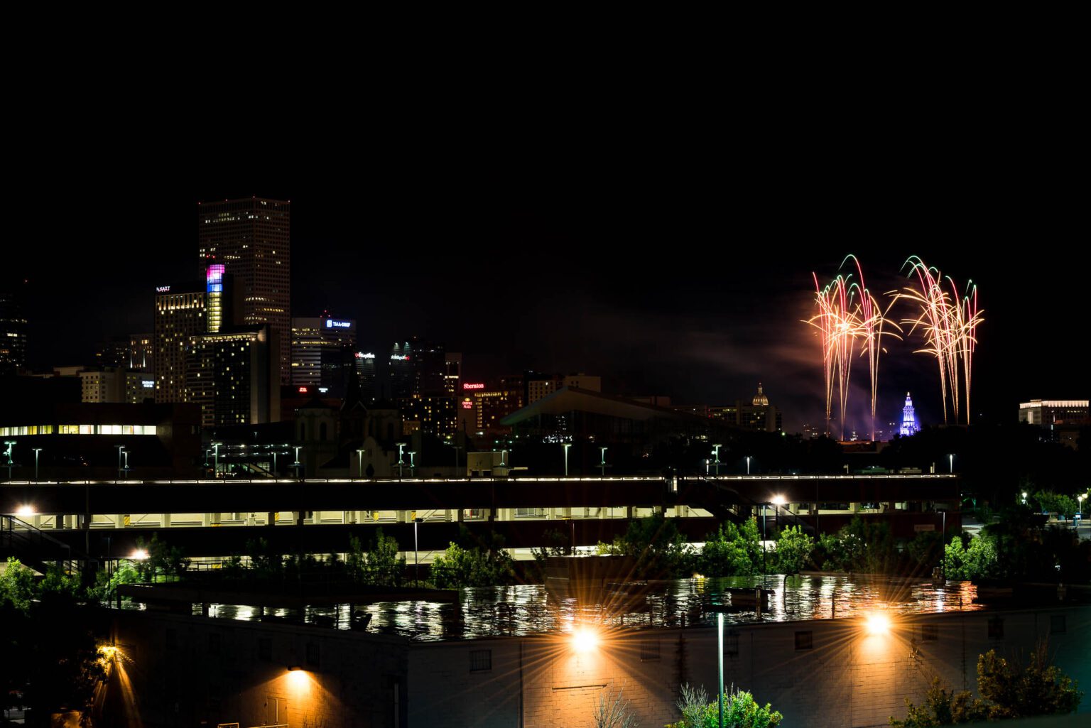Denver Skyline and Fireworks Best Photo Spots