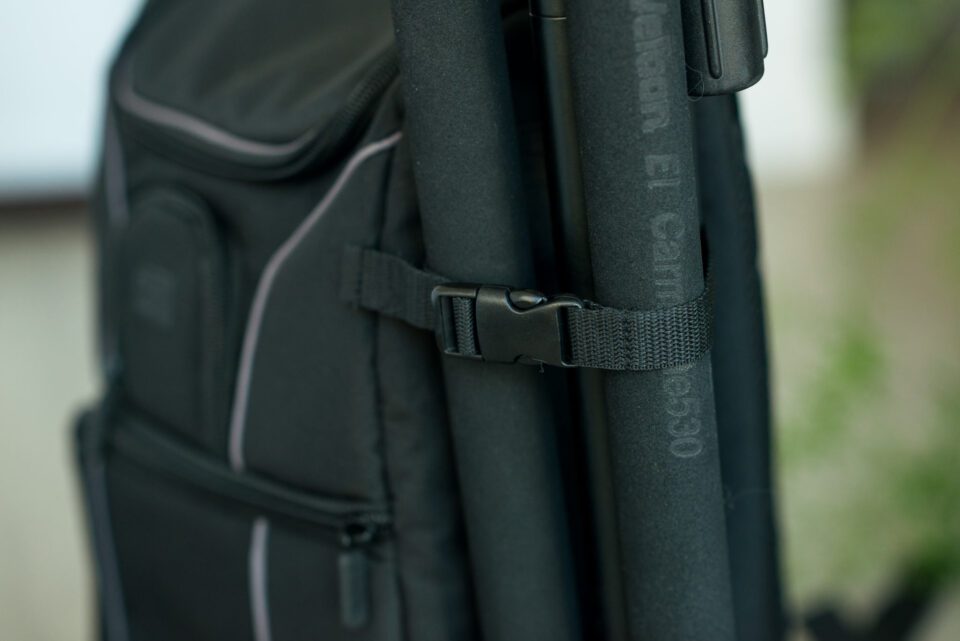 USA Gear S17 Camera Backpack tripod clip