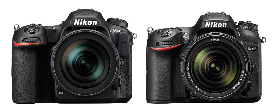 Nikon D500 vs D7200