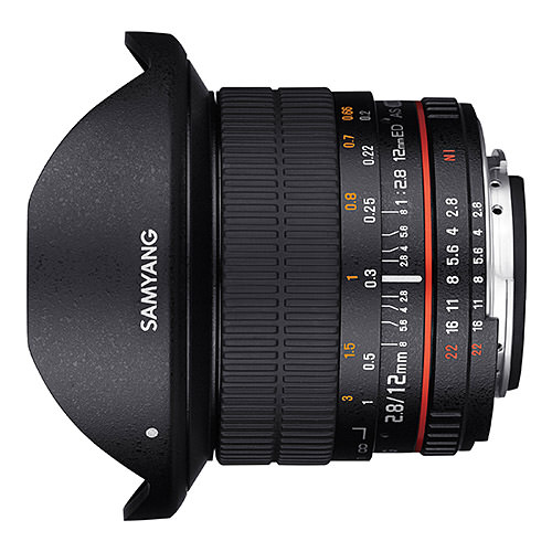 Samyang 12 mm F2.8 Fisheye Manual Focus Lens for Canon
