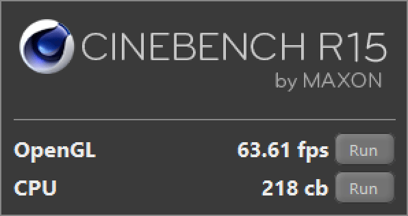 Surface Book CineBench