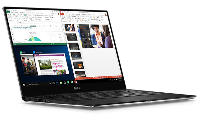 Dell XPS 13 Screen Side by Side