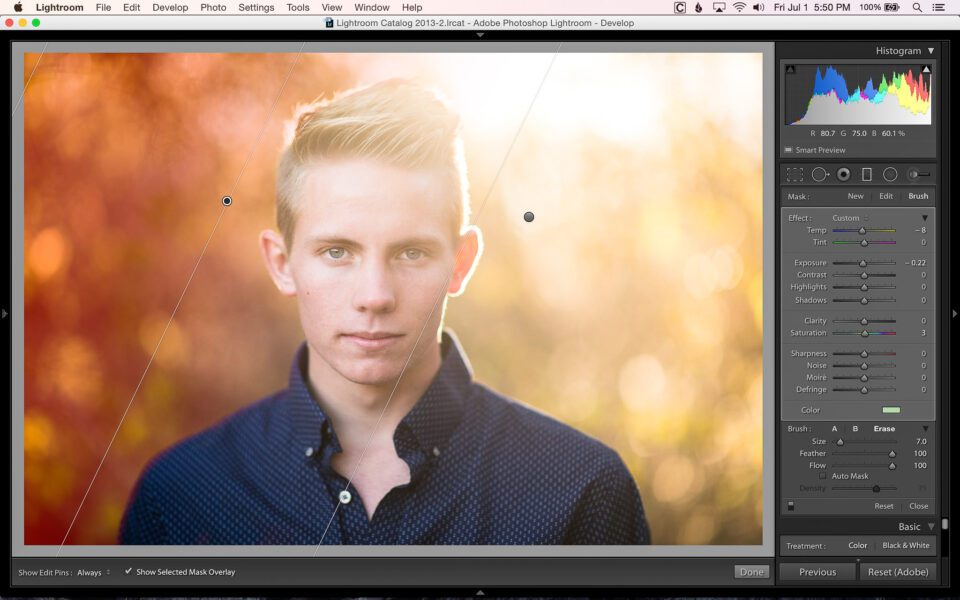 Adding Color With Filters and Brushes In Lightroom-11