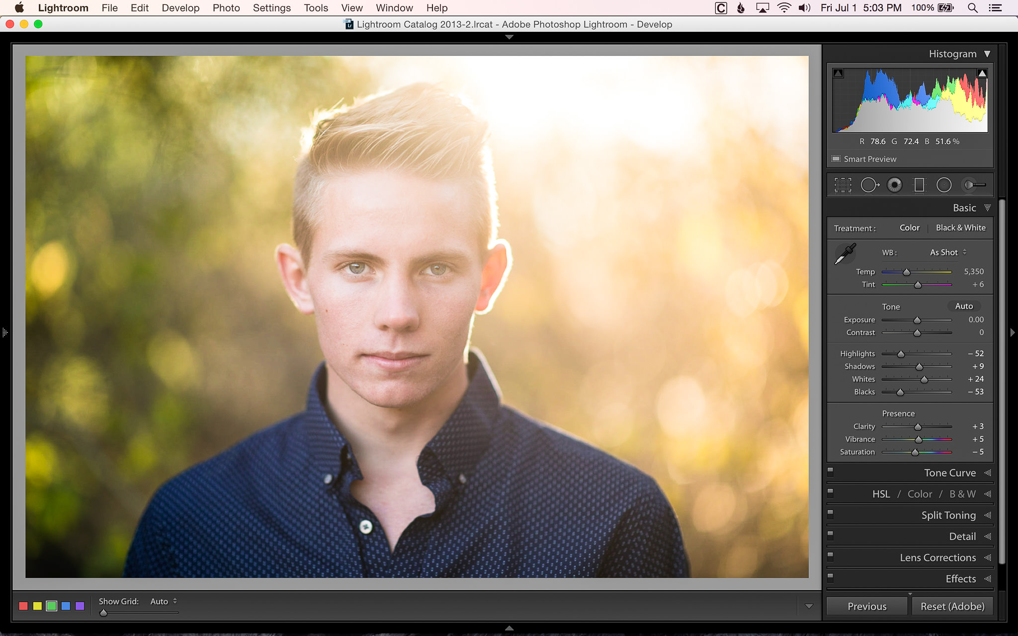 Adding Color With Filters and Brushes In Lightroom-5