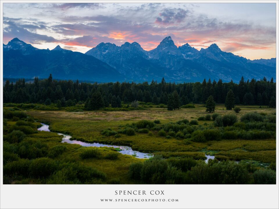 Spencer-Cox Grand Tetons Sunset
