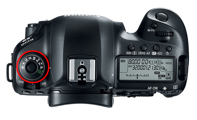 Canon 5D Mark IV PASM Dial