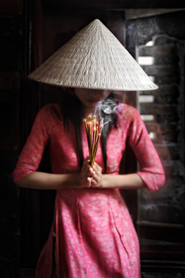 11. David Lazar - Vietnam Ao Dai and Incense