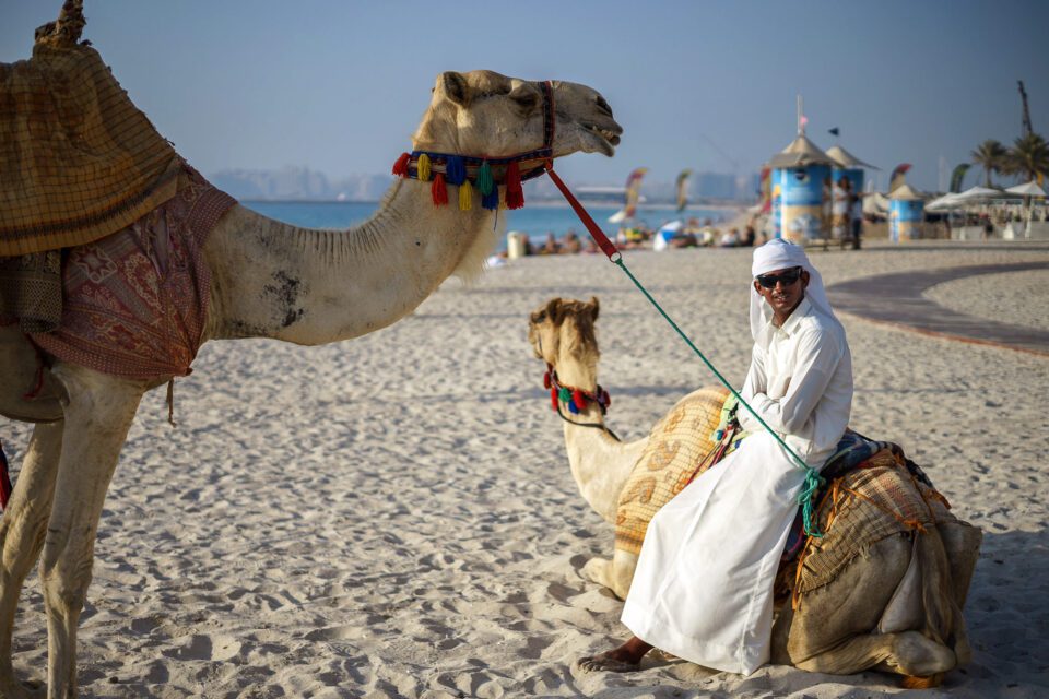 Camel Man in Dubai