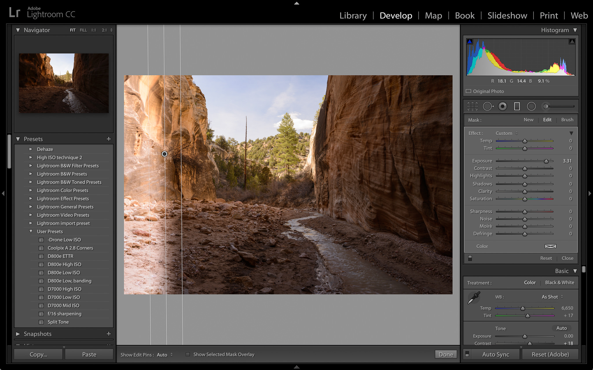 lightroom 4 gradient tool