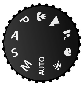 Semi-automatic-modes-PASM-dial