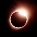 Solar Eclipse Diamond Ring