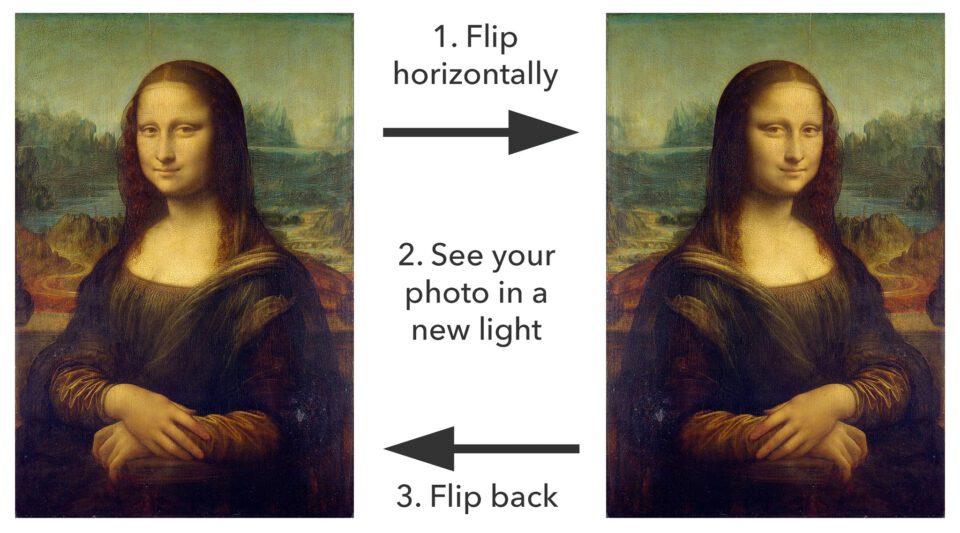 Flip your photo horizontally