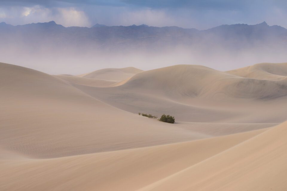 A photo of Death Valley taken with the Nikon D800e near sunset