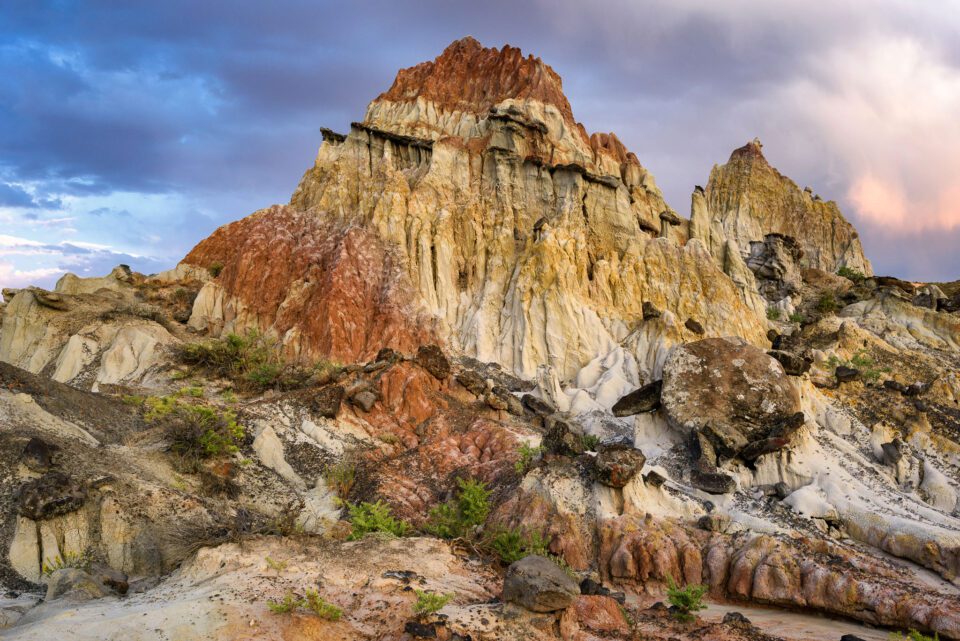 Colorful rock captured with the Nikon D810 DSLR camera