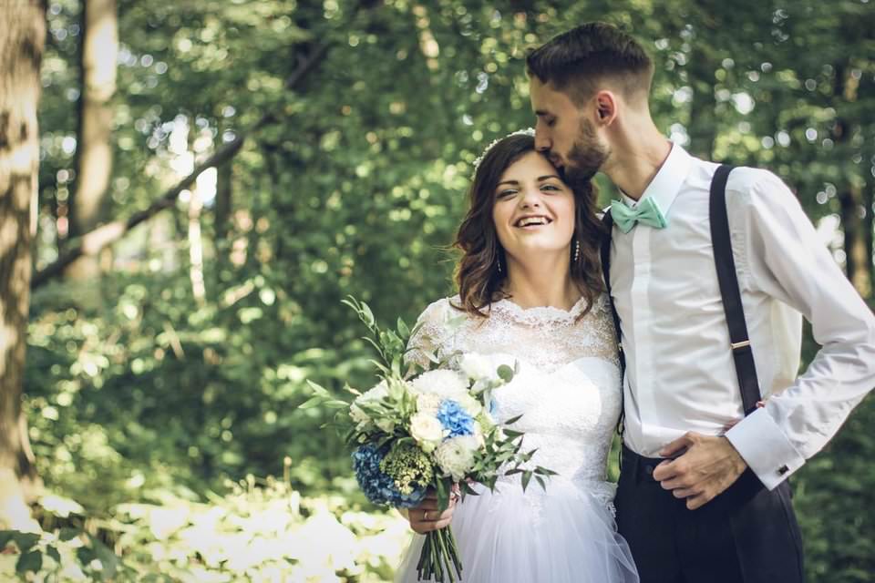 Foto de boda de una pareja