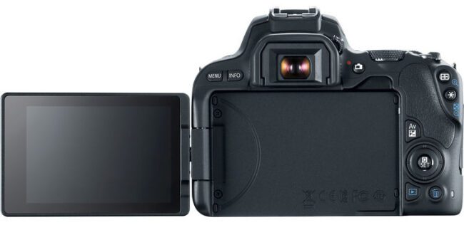 canon 200d flip screen