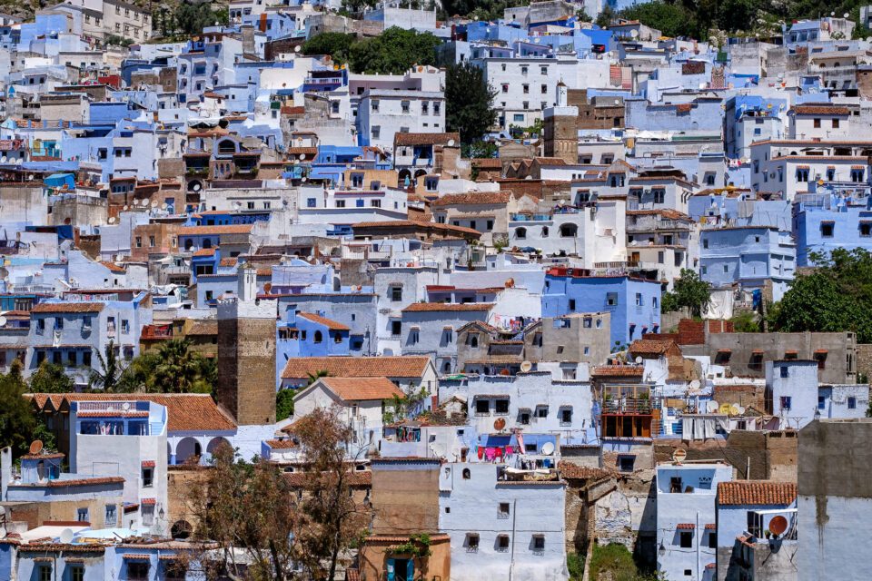 Chefchaouen City View, captured with Fuji XF 50mm f/2 R WR