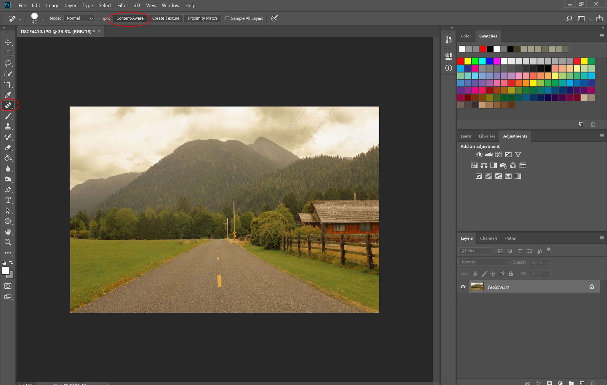 download content aware photoshop elements 11